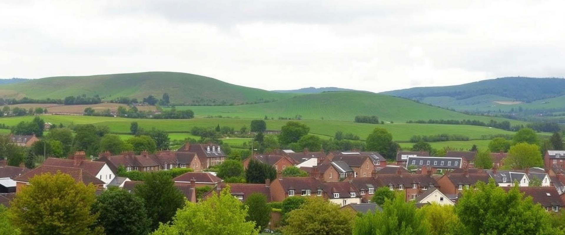 Macclesfield town and surrounding Cheshire hills where Keystone provides roofing and driveway services